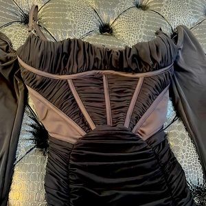 House of CB black dress